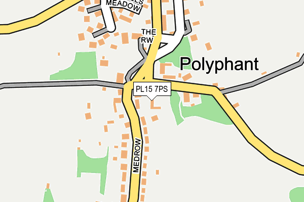 PL15 7PS map - OS OpenMap – Local (Ordnance Survey)