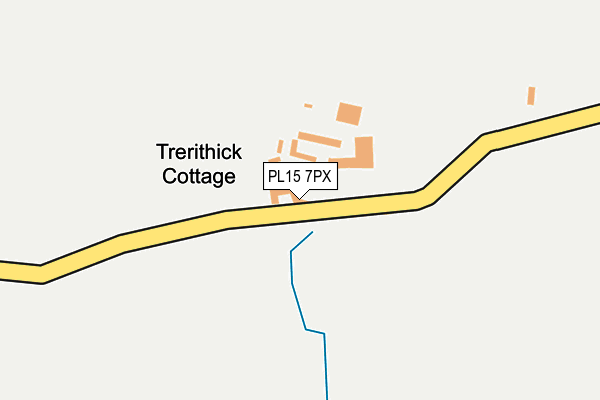 PL15 7PX map - OS OpenMap – Local (Ordnance Survey)