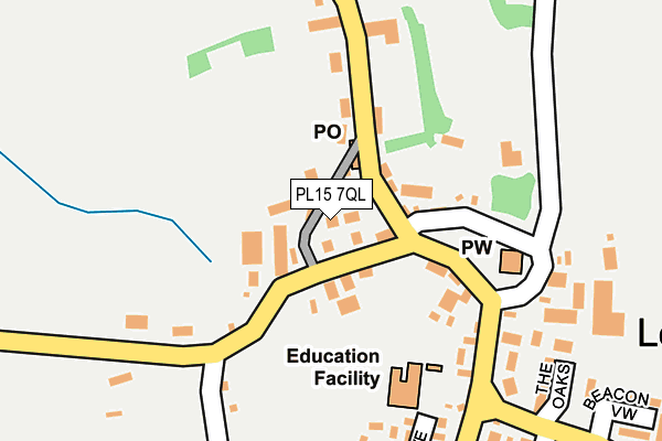 PL15 7QL map - OS OpenMap – Local (Ordnance Survey)