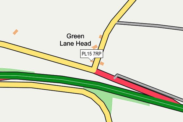 PL15 7RP map - OS OpenMap – Local (Ordnance Survey)