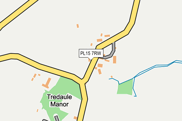 PL15 7RW map - OS OpenMap – Local (Ordnance Survey)