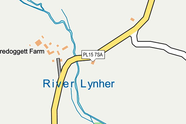 PL15 7SA map - OS OpenMap – Local (Ordnance Survey)
