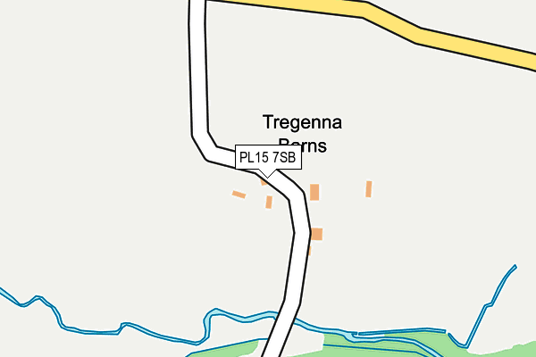 PL15 7SB map - OS OpenMap – Local (Ordnance Survey)