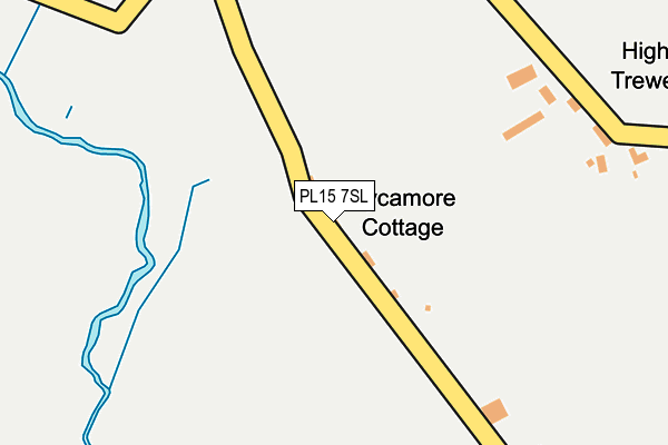 PL15 7SL map - OS OpenMap – Local (Ordnance Survey)