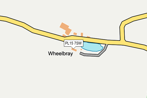 PL15 7SW map - OS OpenMap – Local (Ordnance Survey)