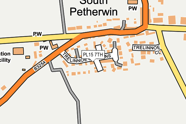 PL15 7TH map - OS OpenMap – Local (Ordnance Survey)