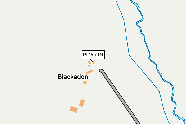 PL15 7TN map - OS OpenMap – Local (Ordnance Survey)