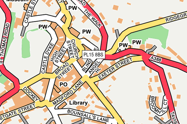 PL15 8BS map - OS OpenMap – Local (Ordnance Survey)