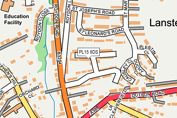 PL15 8DS map - OS OpenMap – Local (Ordnance Survey)