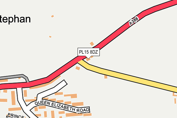 PL15 8DZ map - OS OpenMap – Local (Ordnance Survey)