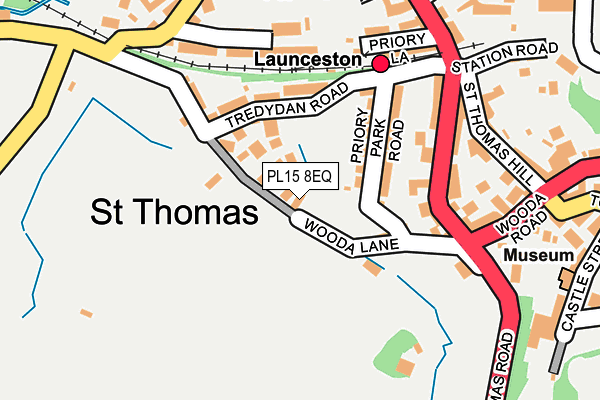 PL15 8EQ map - OS OpenMap – Local (Ordnance Survey)