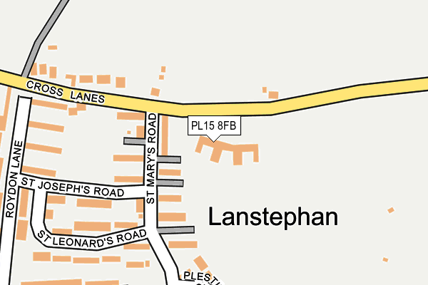 PL15 8FB map - OS OpenMap – Local (Ordnance Survey)