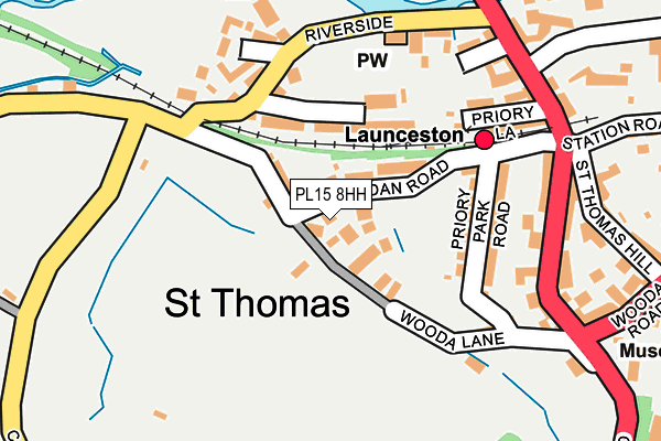 PL15 8HH map - OS OpenMap – Local (Ordnance Survey)