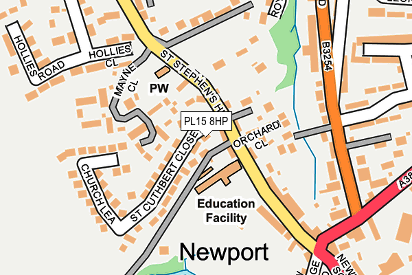 PL15 8HP map - OS OpenMap – Local (Ordnance Survey)