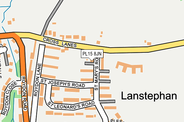 PL15 8JN map - OS OpenMap – Local (Ordnance Survey)