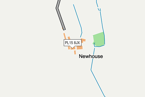 PL15 8JX map - OS OpenMap – Local (Ordnance Survey)