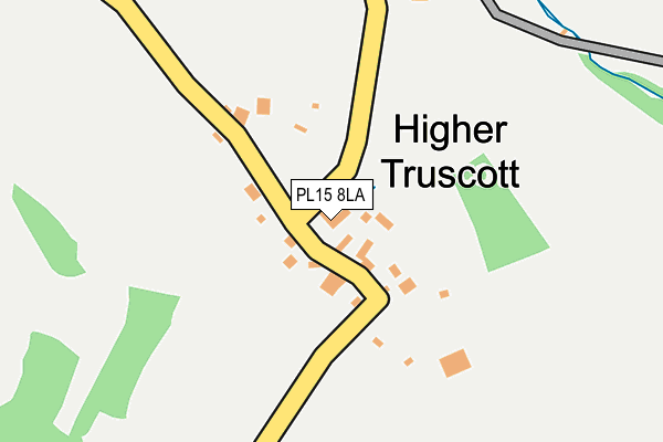 PL15 8LA map - OS OpenMap – Local (Ordnance Survey)