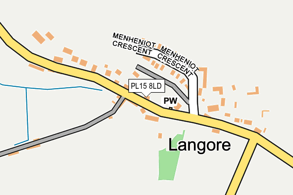 PL15 8LD map - OS OpenMap – Local (Ordnance Survey)