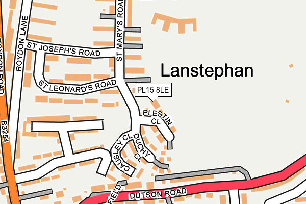 PL15 8LE map - OS OpenMap – Local (Ordnance Survey)