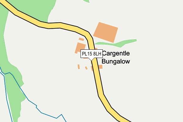 PL15 8LH map - OS OpenMap – Local (Ordnance Survey)