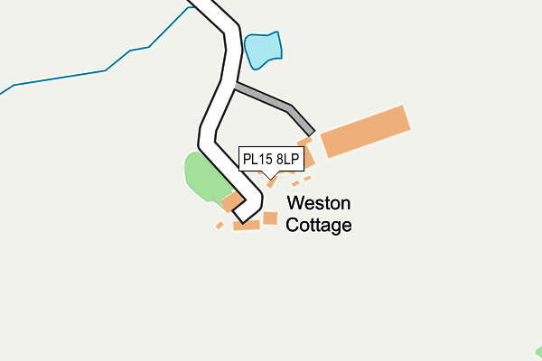 PL15 8LP map - OS OpenMap – Local (Ordnance Survey)