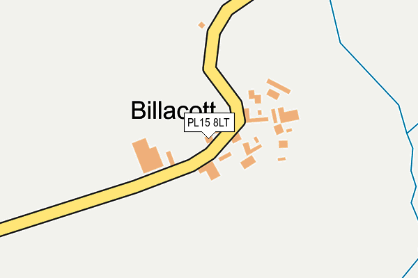 PL15 8LT map - OS OpenMap – Local (Ordnance Survey)