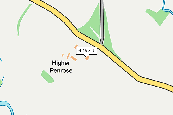 PL15 8LU map - OS OpenMap – Local (Ordnance Survey)