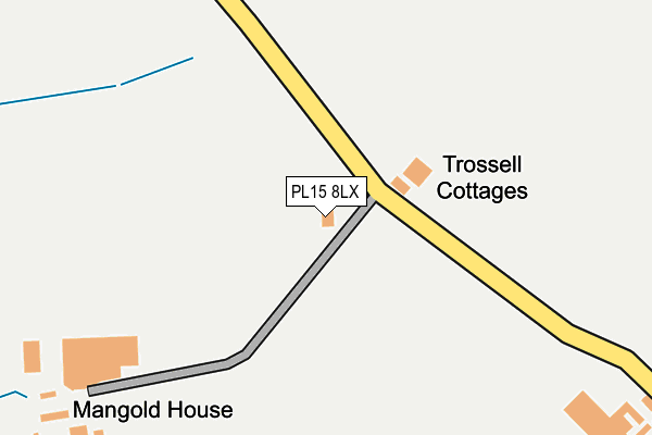 PL15 8LX map - OS OpenMap – Local (Ordnance Survey)