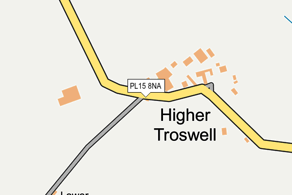 PL15 8NA map - OS OpenMap – Local (Ordnance Survey)