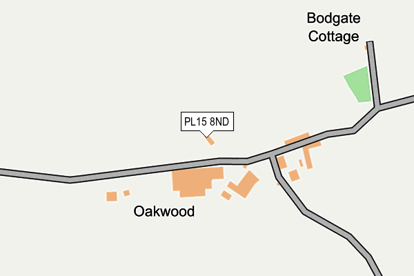 PL15 8ND map - OS OpenMap – Local (Ordnance Survey)