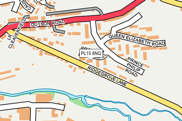 PL15 8NQ map - OS OpenMap – Local (Ordnance Survey)