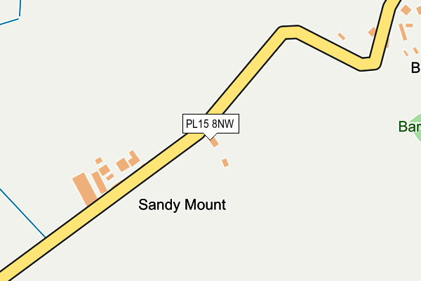 PL15 8NW map - OS OpenMap – Local (Ordnance Survey)