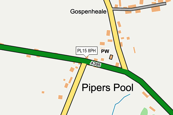 PL15 8PH map - OS OpenMap – Local (Ordnance Survey)