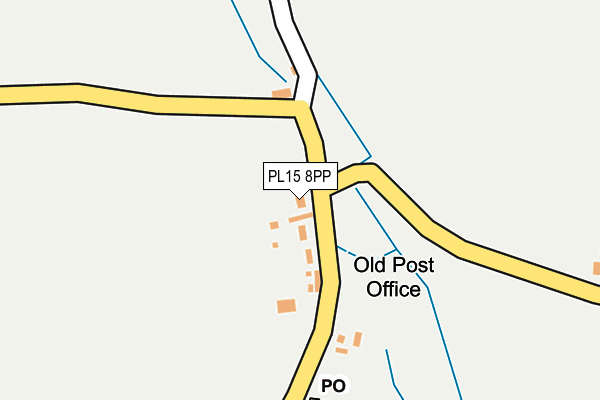 PL15 8PP map - OS OpenMap – Local (Ordnance Survey)