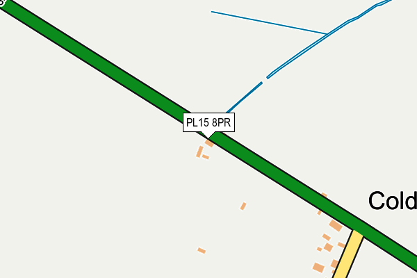 PL15 8PR map - OS OpenMap – Local (Ordnance Survey)