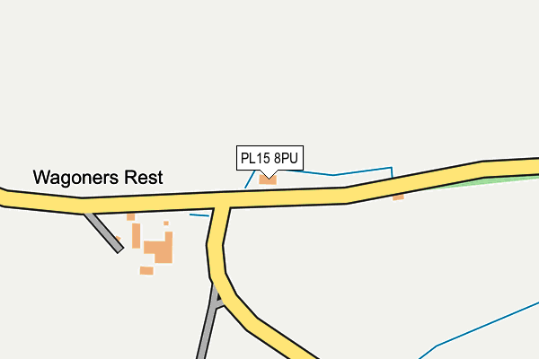 PL15 8PU map - OS OpenMap – Local (Ordnance Survey)