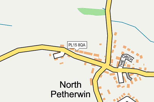 PL15 8QA map - OS OpenMap – Local (Ordnance Survey)