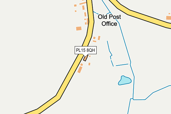 PL15 8QH map - OS OpenMap – Local (Ordnance Survey)