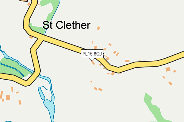 PL15 8QJ map - OS OpenMap – Local (Ordnance Survey)