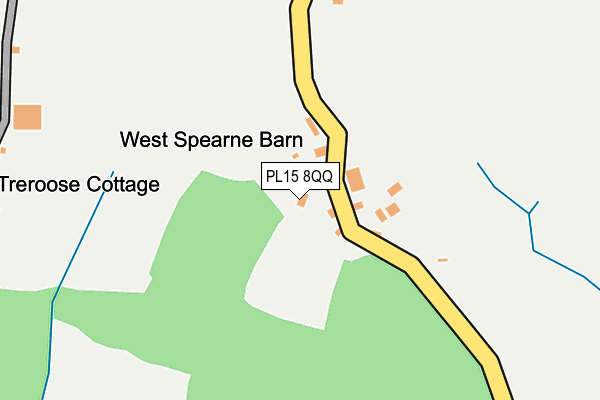 PL15 8QQ map - OS OpenMap – Local (Ordnance Survey)