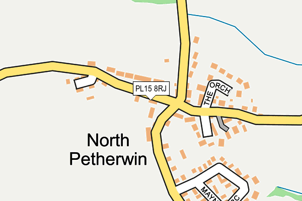 PL15 8RJ map - OS OpenMap – Local (Ordnance Survey)