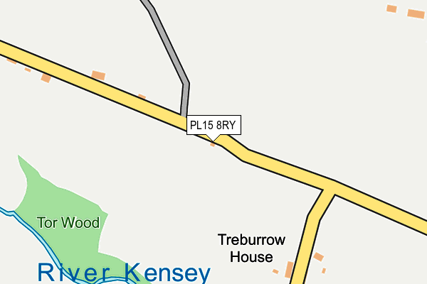 PL15 8RY map - OS OpenMap – Local (Ordnance Survey)