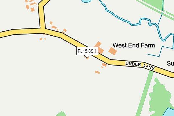 PL15 8SH map - OS OpenMap – Local (Ordnance Survey)