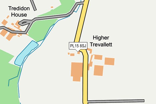 PL15 8SJ map - OS OpenMap – Local (Ordnance Survey)