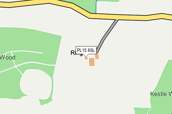 PL15 8SL map - OS OpenMap – Local (Ordnance Survey)