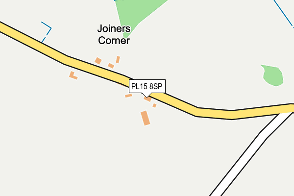 PL15 8SP map - OS OpenMap – Local (Ordnance Survey)