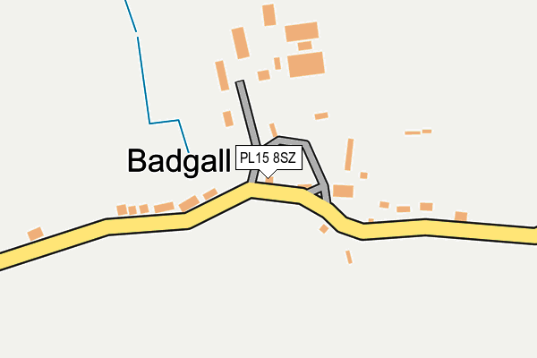 PL15 8SZ map - OS OpenMap – Local (Ordnance Survey)