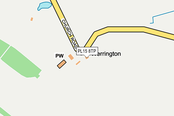 PL15 8TP map - OS OpenMap – Local (Ordnance Survey)
