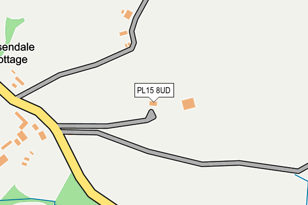 PL15 8UD map - OS OpenMap – Local (Ordnance Survey)