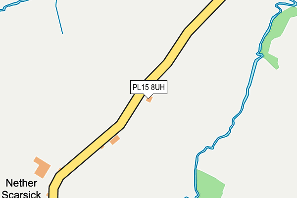 PL15 8UH map - OS OpenMap – Local (Ordnance Survey)